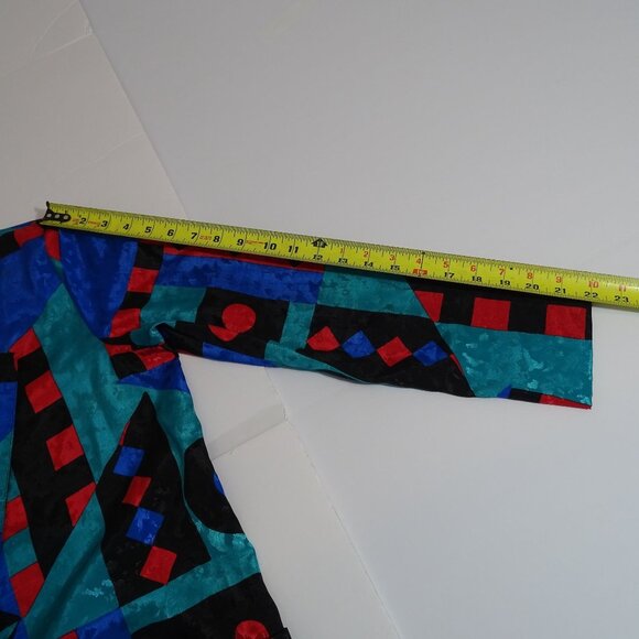 Vintage Toni Marie Sissies Sportswear Women Abstract Blazer Jacket Size 6 - Picture 11 of 14